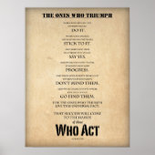 Groot Motivatie Poster "De mensen die triomferen" (Voorkant)