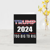 Groot naar Rig Gezegde Trump 2024 Grappig Trump Qu Kaart (Gele Bloem)