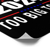 Groot naar Rig Gezegde Trump 2024 Grappig Trump Qu Poster (Hoek)