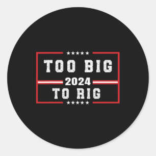 Groot naar Rig Gezegde Trump 2024 Grappig Trump Qu Ronde Sticker