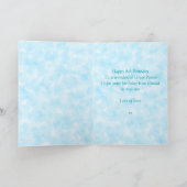 Groot nichtje 8e blauwe fee verjaardag kaart (Binnen)