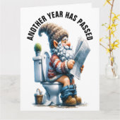 GROOT Nieuwjaar, Verjaardag, enz. Kaart (Gele Bloem)