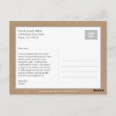 Groot nieuws Afstuderen Dank u Briefkaart (Achterkant)