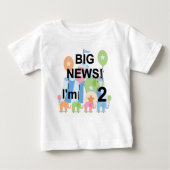 Groot nieuws Circus 2e verjaardag T-shirts en gesc (Voorkant)