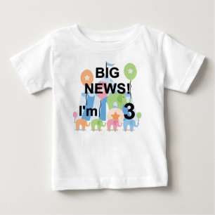 Groot nieuws Circus 3e verjaardag Tshirts en gesch