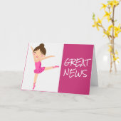 ***GROOT NIEUWS** CONGRATULATIES KAART (Gele Bloem)