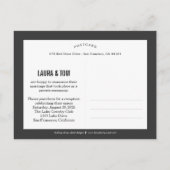 Groot nieuws Trouwaankondiging - Wit Aankondigingskaart (Achterkant)