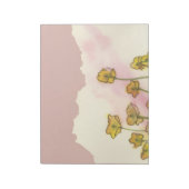 Groot notitieblok met gele papavers (Linkerzijde)