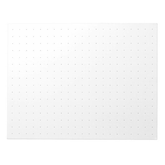 Groot Notitieblok Met Stip Grafiekpapier (Voorkant)
