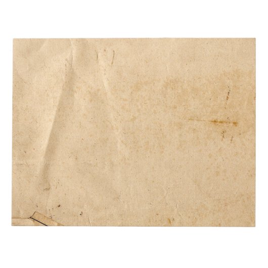 Groot Notitieblok oud papier (Voorkant)