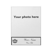 Groot notitieblok voor de wedstrijdhandtekening - (Linkerzijde)