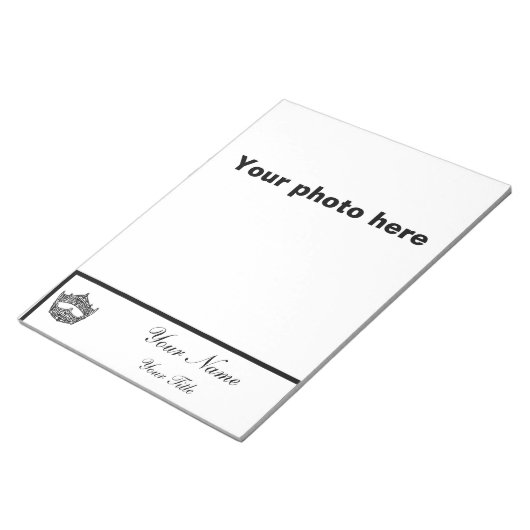 Groot notitieblok voor de wedstrijdhandtekening -  (Schuin)