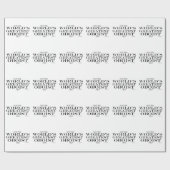 Groot oboïst, maar cadeaupapier (Vlak)