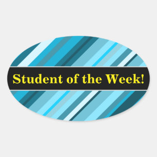 Groot + oceaangeïnspireerd blauw/Blauwgroen/Aqua S Ovale Sticker