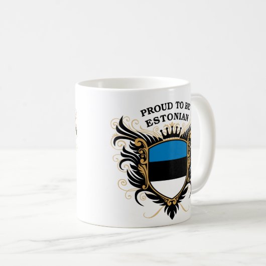 Groot om Ests te worden Koffiemok (Voorkant rechts)