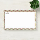 Groot om het bericht in bruin te plaatsen post-it® notes (Kantoor)