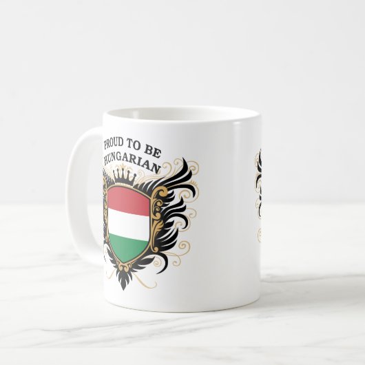Groot om Hongaars te worden Koffiemok (Voorkant links)