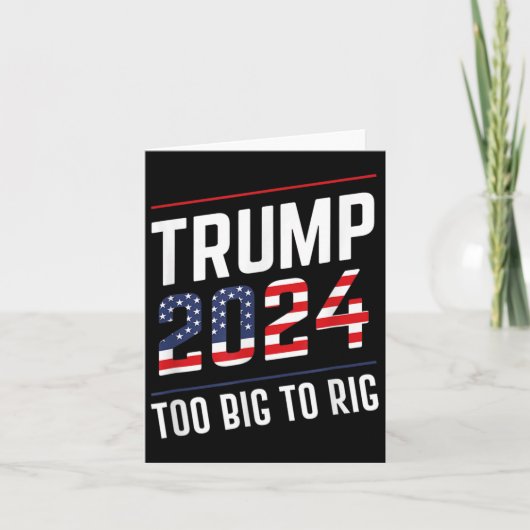 Groot om Trump te manipuleren 2024 Kaart (Voorkant)