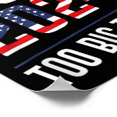 Groot om Trump te manipuleren 2024 Poster (Hoek)