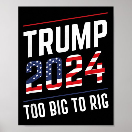 Groot om Trump te manipuleren 2024 Poster (Voorkant)