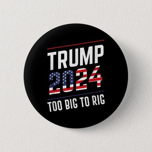 Groot om Trump te manipuleren 2024 Ronde Button 5,7 Cm (Voorkant)