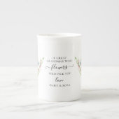 Groot Oma Gedicht  Wildflower Boeket Porselein Kop (Voorkant)