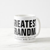 Groot. Oma. Moederdag Photo Coffee-Mok Koffiemok (Voorkant rechts)