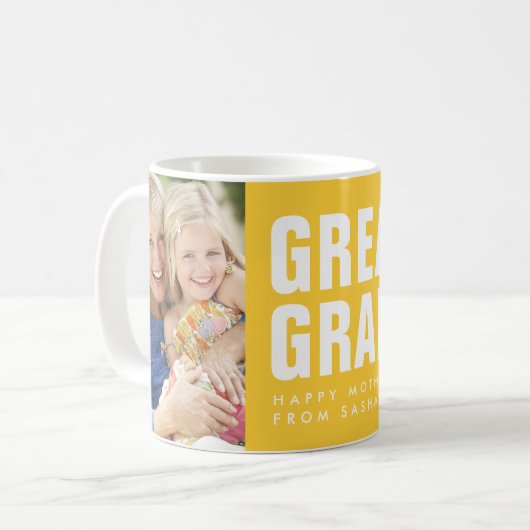 Groot. Oma. Moederdag Photo Coffee-Mok Koffiemok (Voorkant links)