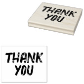 Groot Onderdruk Dank u Rubberstempel (Gestempeld)
