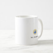 Groot Onderhoudstechnicus Gepersonaliseerd Naam Ca Koffiemok (Voorkant rechts)