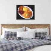 Groot ontbijt canvas afdruk (Insitu (Slaapkamer))