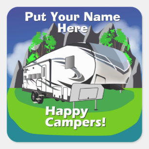 Groot ontwerp Reflectie 28-bits ontwerp van het vi Vierkante Sticker