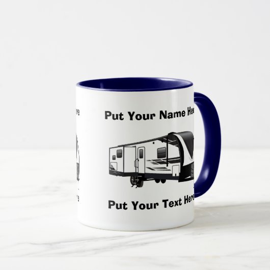 Groot ontwerp Stel je voor: 2670MK-aanhangwagen Mok (Voorkant rechts)