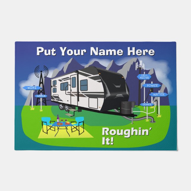 Groot ontwerp XLS 17MKE Doormat Deurmat (Voorkant)