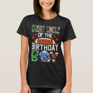 Groot-oom van de jarige jongen Game Day Voetbal T-shirt