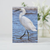 Groot op de kaart van de strandnota (Staand voorkant)