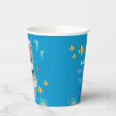 Groot op de vierde plaats onder het Zee, geboorted Papieren Bekers (Links)