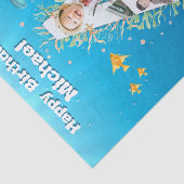 Groot op de vierde plaats onder het Zee, geboorted Tissuepapier (Detail)