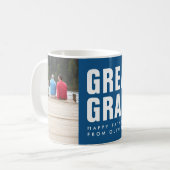 Groot. Opa. Vaderdag Photo Coffee-Mok Koffiemok (Voorkant links)