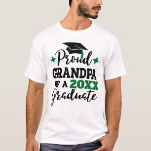 Groot opa van 2022 afstuderen zwart groen pet t-shirt
