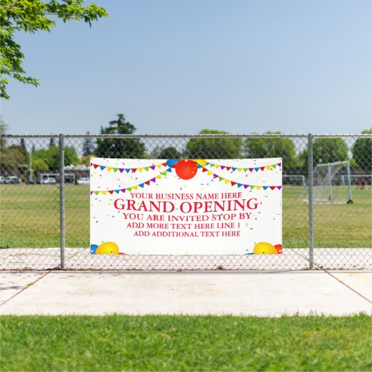 Groot openen ballonnen opnieuw openen aanpassen spandoek (Insitu)