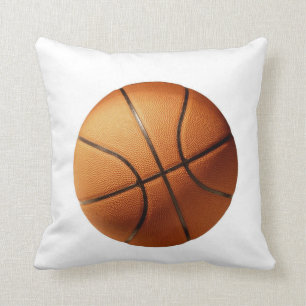 Groot Oranje Basketbal Lounge Kussen