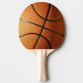 Groot Oranje basketbal,. Tafeltennisbatje (Voorkant)