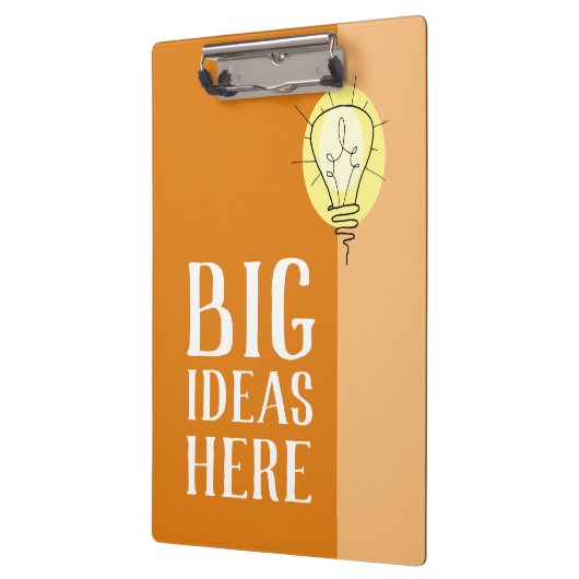 Groot Oranje Ideeën Klembord (Links)