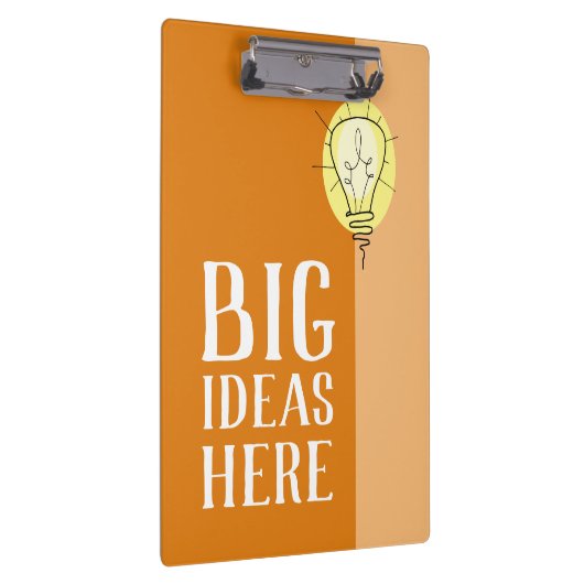 Groot Oranje Ideeën Klembord (Rechts)