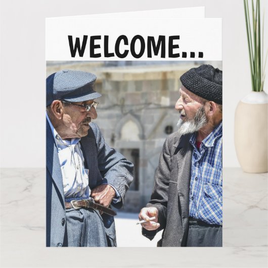 GROOT OUD MAN OVER DE HILL GROTE Kaarten (Voorkant)