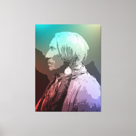 Groot Paard - Zuid-Cheyenne Canvas Afdruk (Voorkant)