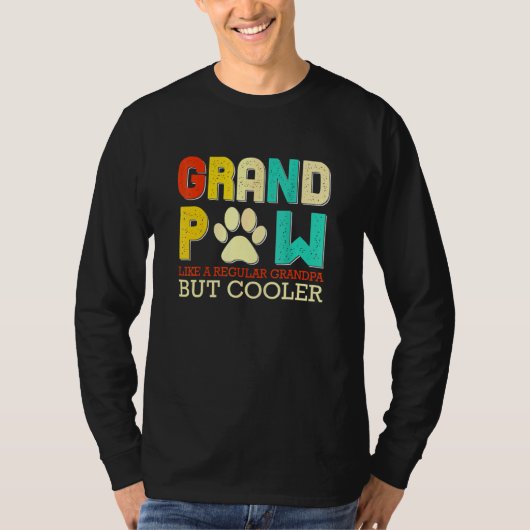 Groot pag als een gewone opa maar koeler hond t-shirt (Voorkant)