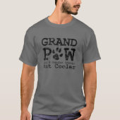 Groot pag als een gewone opa, maar koeler hond. t-shirt (Voorkant)