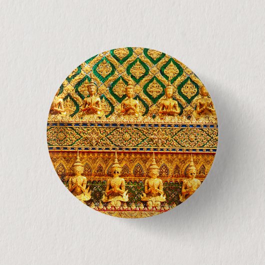 Groot Paleis in Bangkok, Thailand Ronde Button 3,2 Cm (Voorkant)